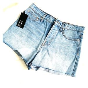 DTLA Brand Jeans raw hem shorts